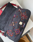 Fendi Vintage Beaded Lizard Trim Baguette