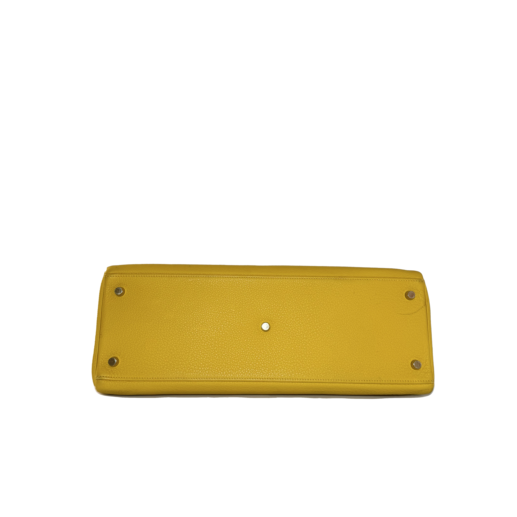 Hermès JPG Shoulder Kelly 42 In Jaune Ambre Clemence (2009)