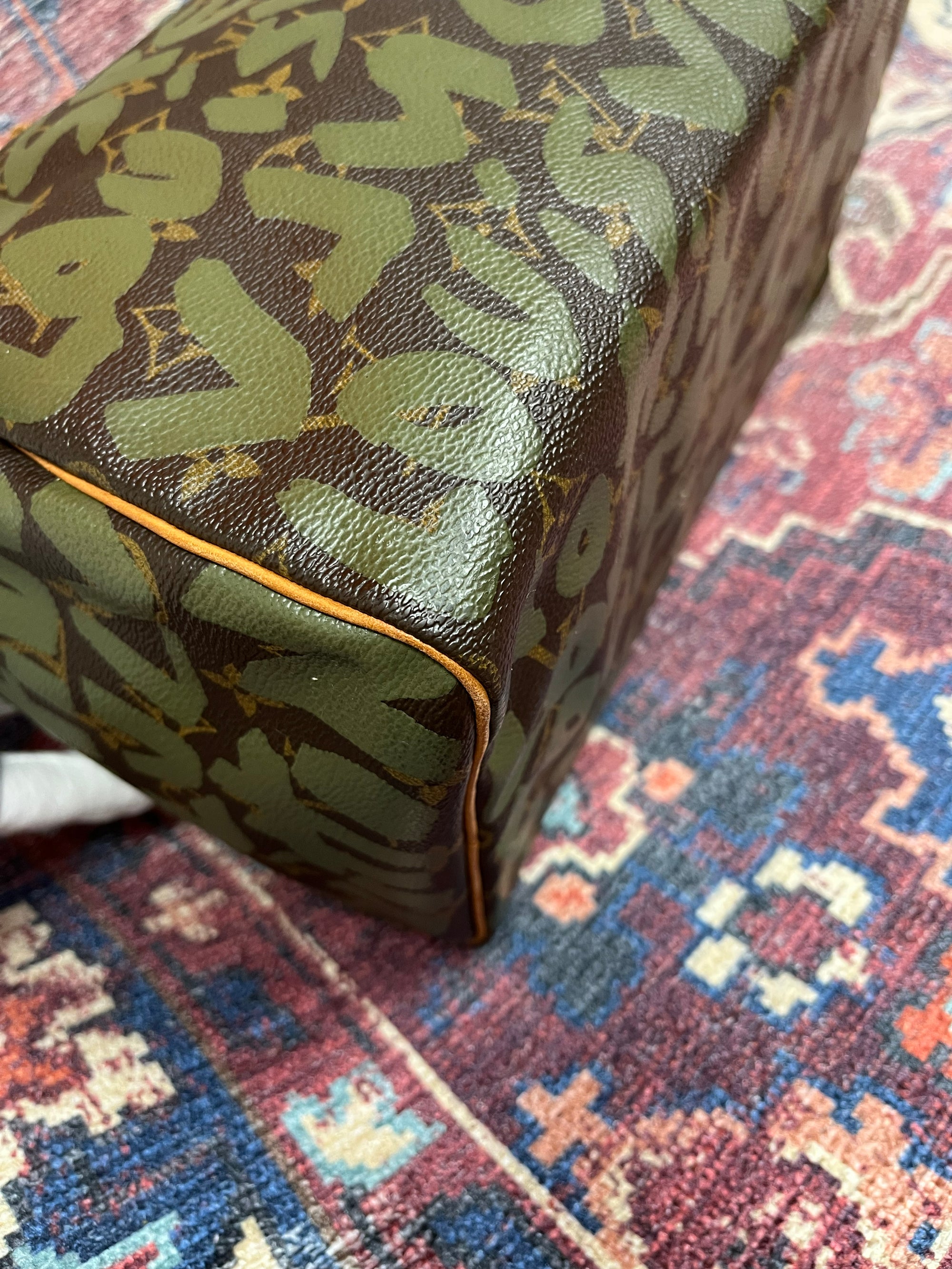 Louis Vuitton x Stephen Sprouse Khaki Graffiti Speedy 30 (2001)