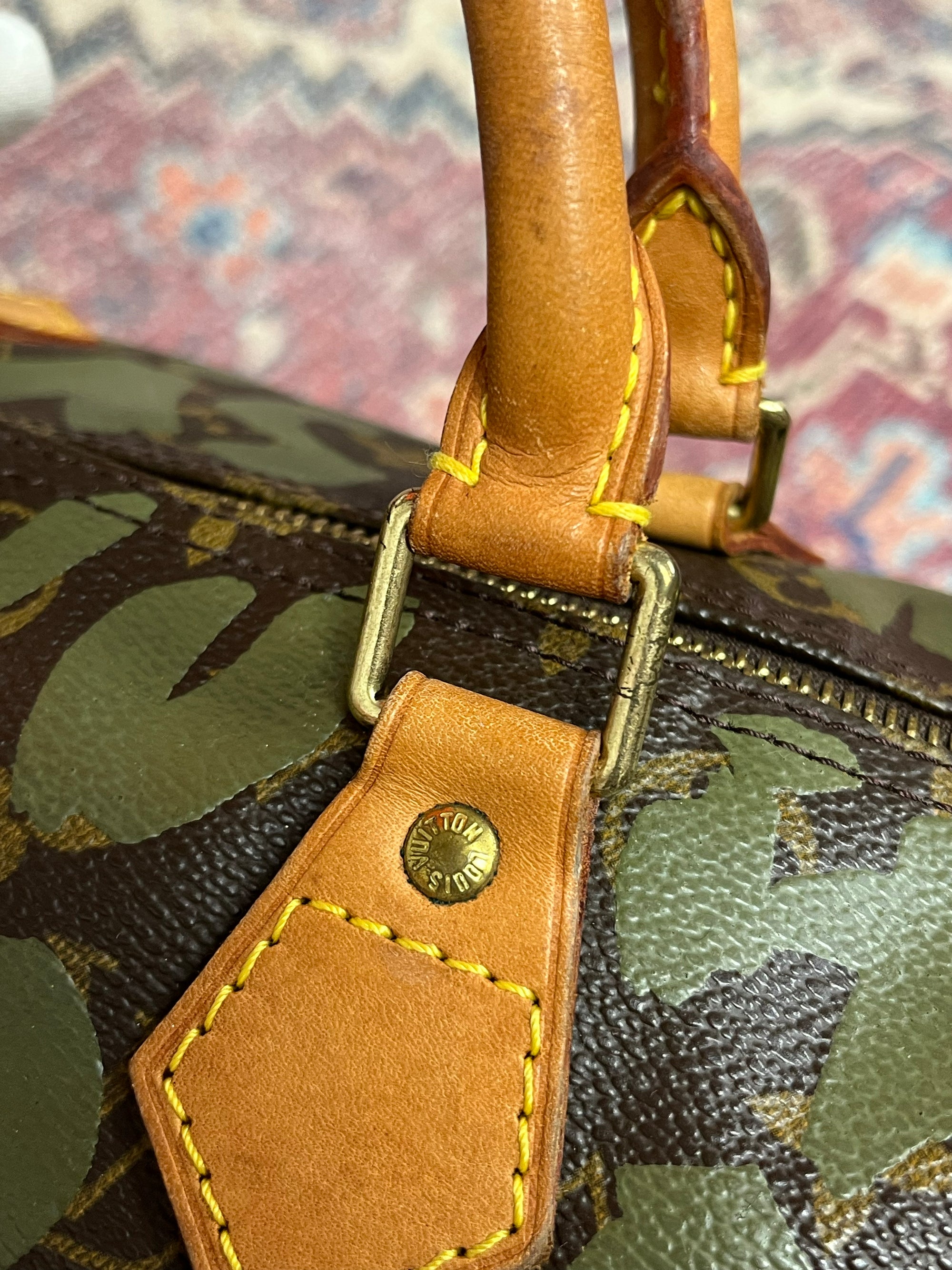 Louis Vuitton x Stephen Sprouse Khaki Graffiti Speedy 30 (2001)