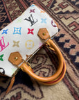Louis Vuitton x Takashi Murakami Vintage White Multicolour Nano Speedy (2004)