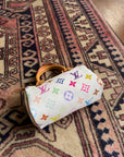 Louis Vuitton x Takashi Murakami Vintage White Multicolour Nano Speedy (2004)