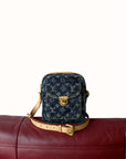 Louis Vuitton Vintage Denim Crossbody Camera Bag (2007)