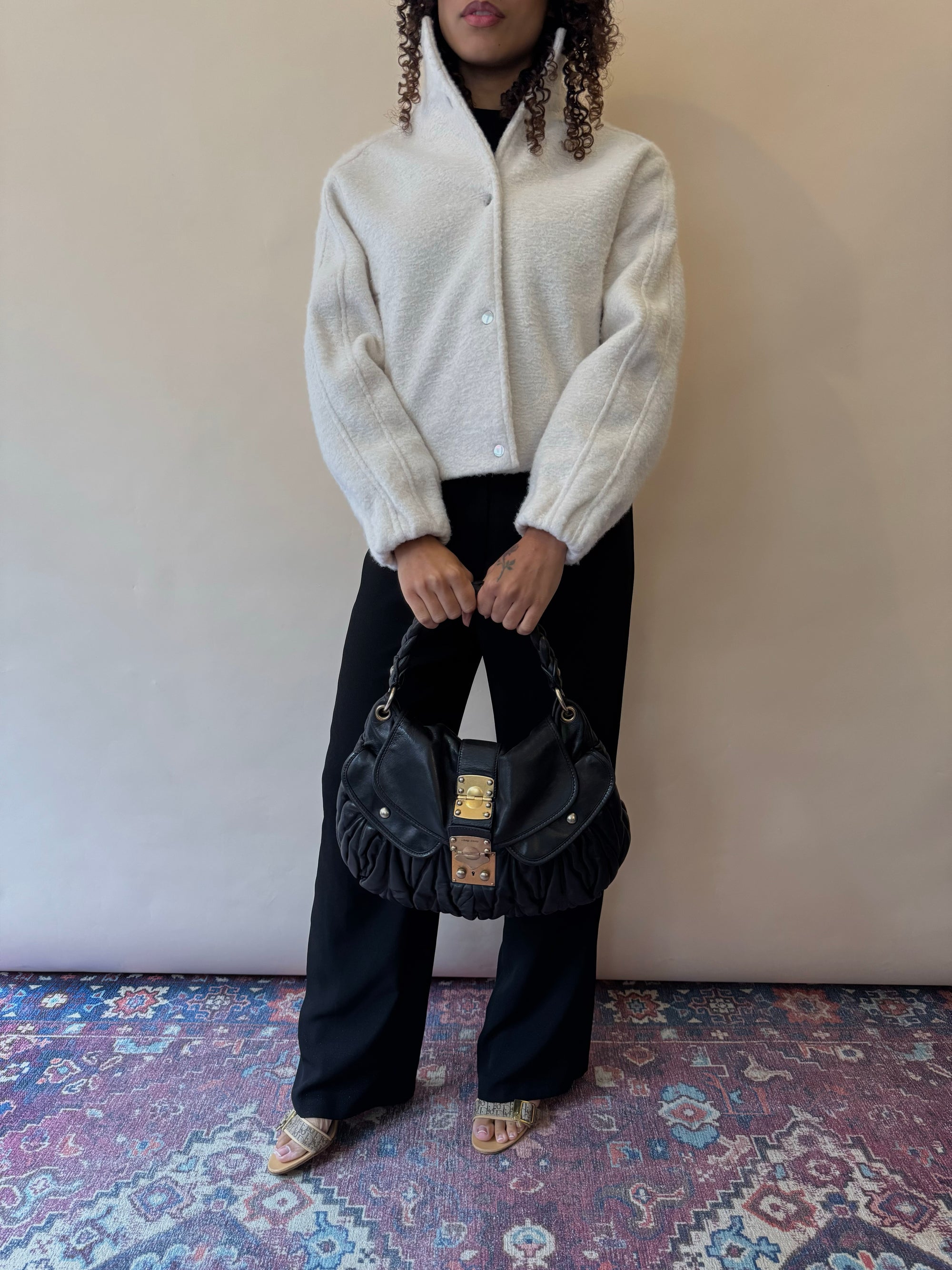 Miu Miu Medium Matelasse Hobo