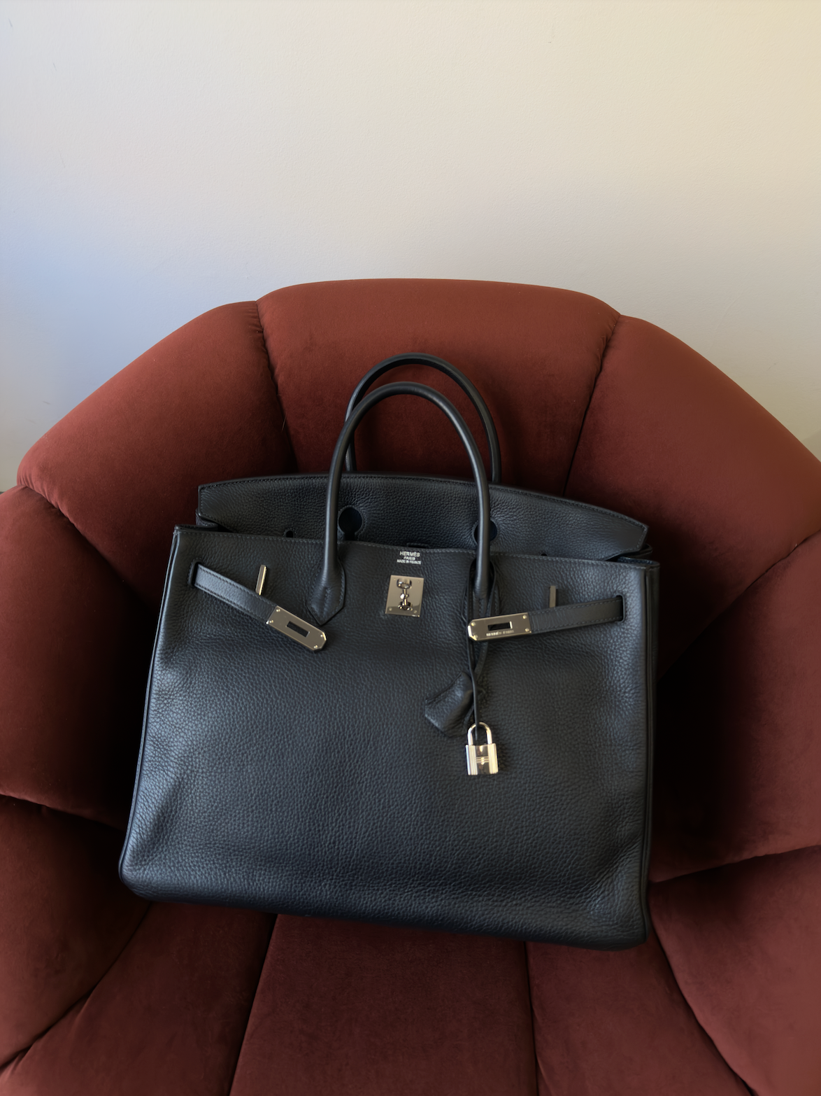 Hermès Birkin 40 In Blue Indigo Togo (2011)