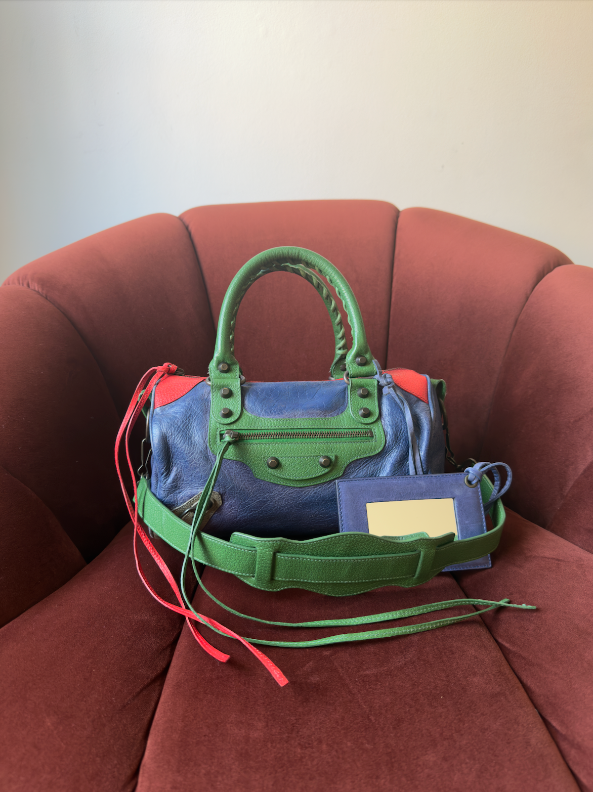 Balenciaga Tri-Colour Twiggy Bag