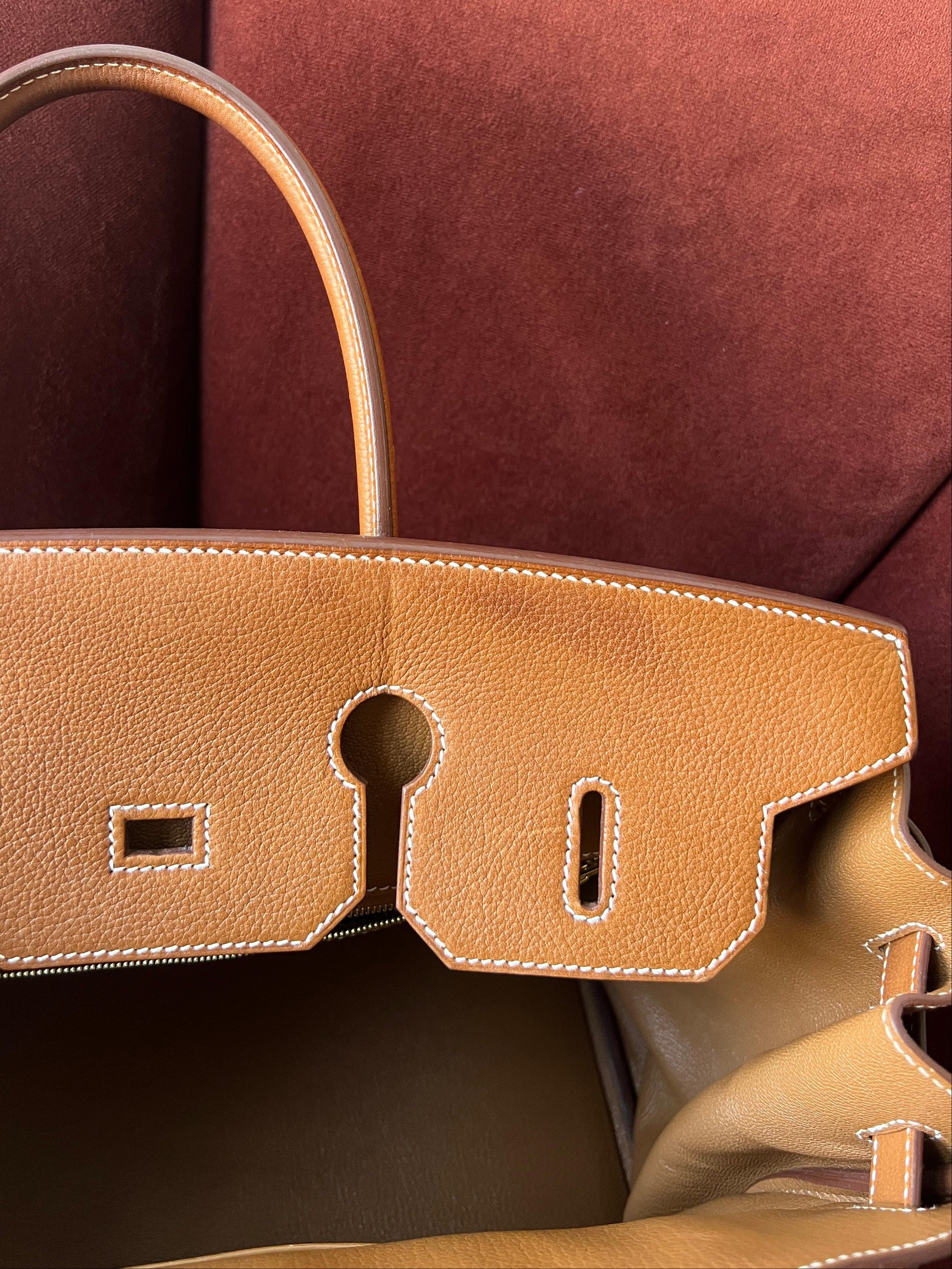 Hermès Birkin 35 In Fauve Barenia (2018)