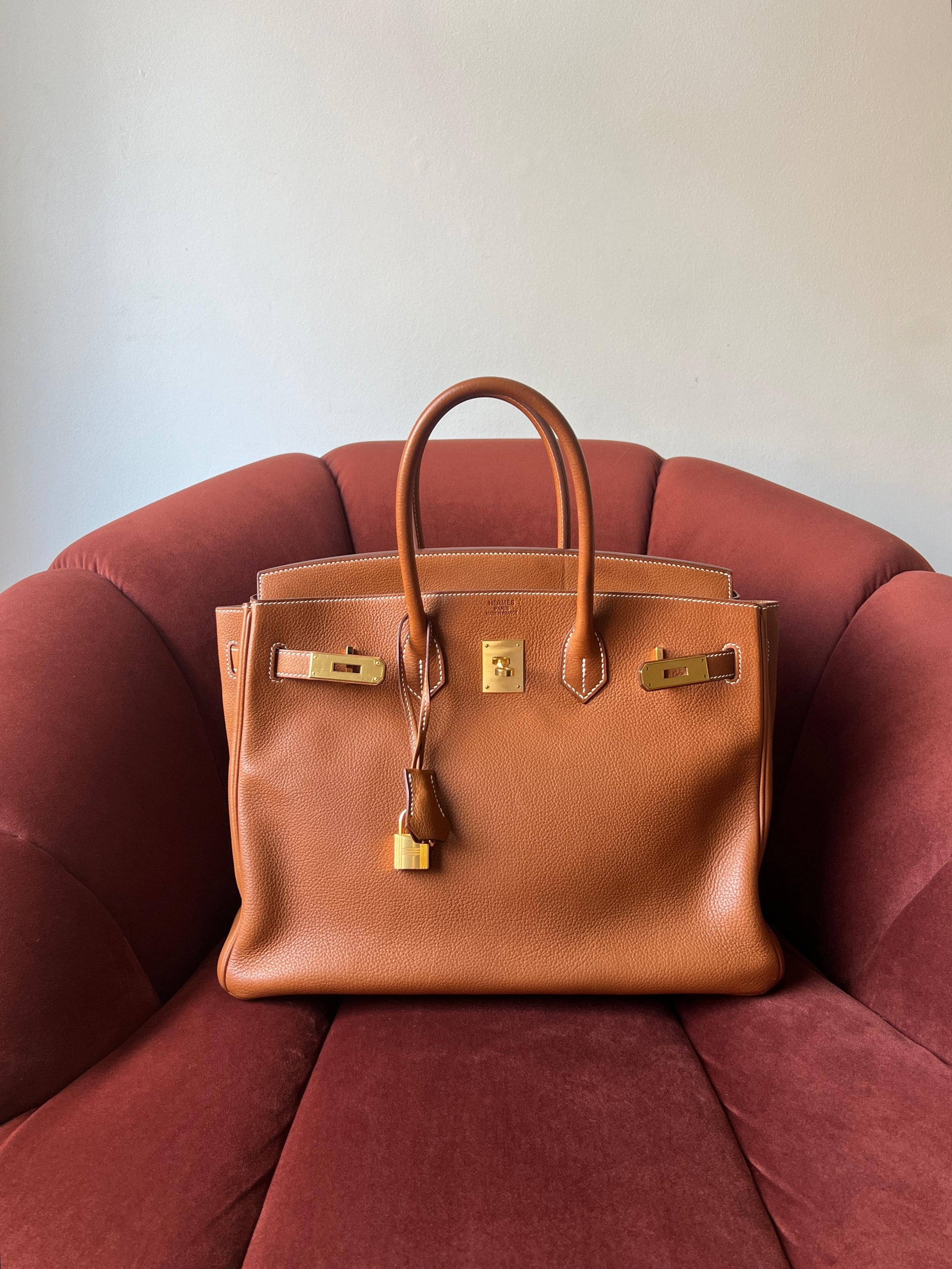 Hermès Birkin 35 In Fauve Barenia (2018)