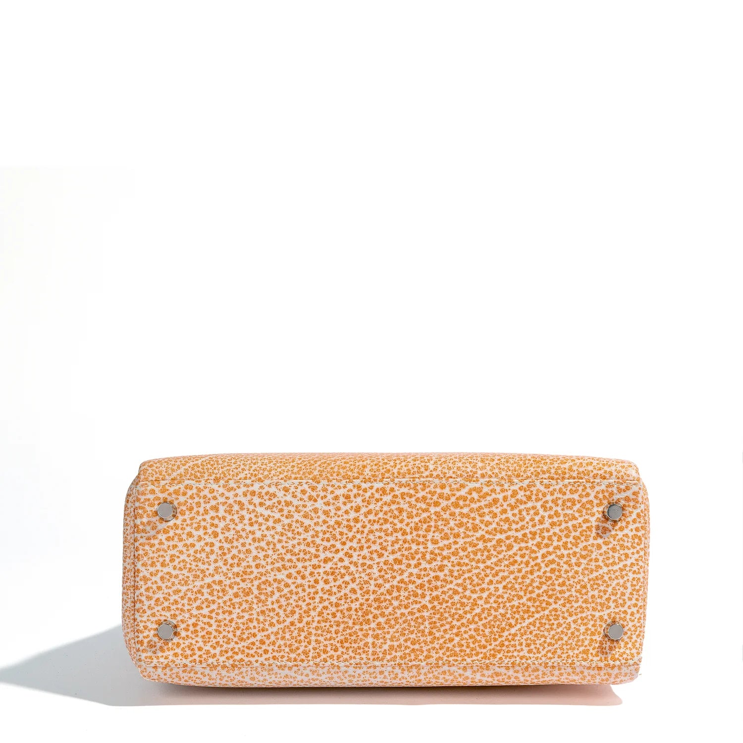 Hermès Dalmatian Kelly 28 In Orange Buffalo Skipper Leather (2002)
