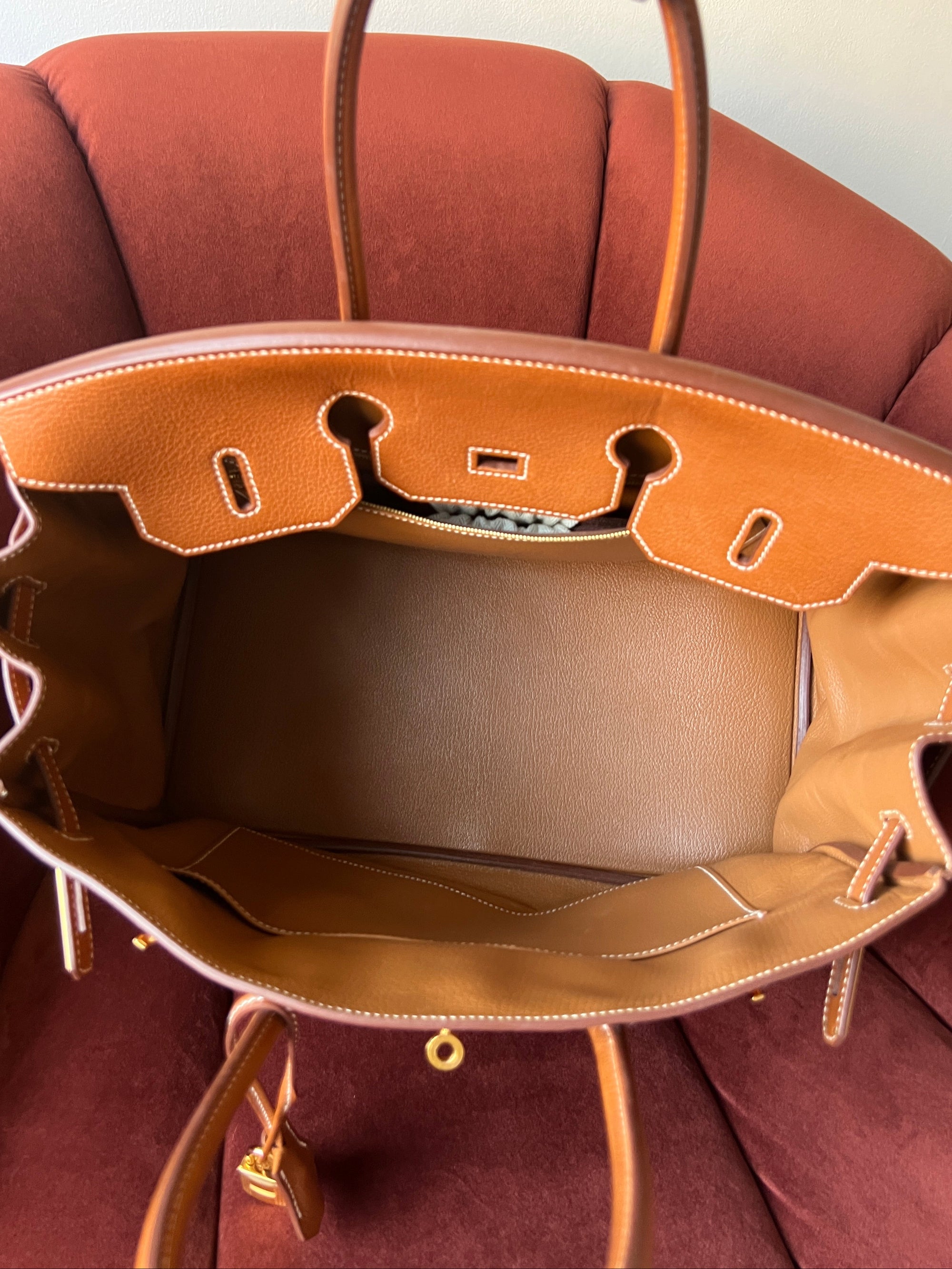 Hermès Birkin 35 In Fauve Barenia (2018)