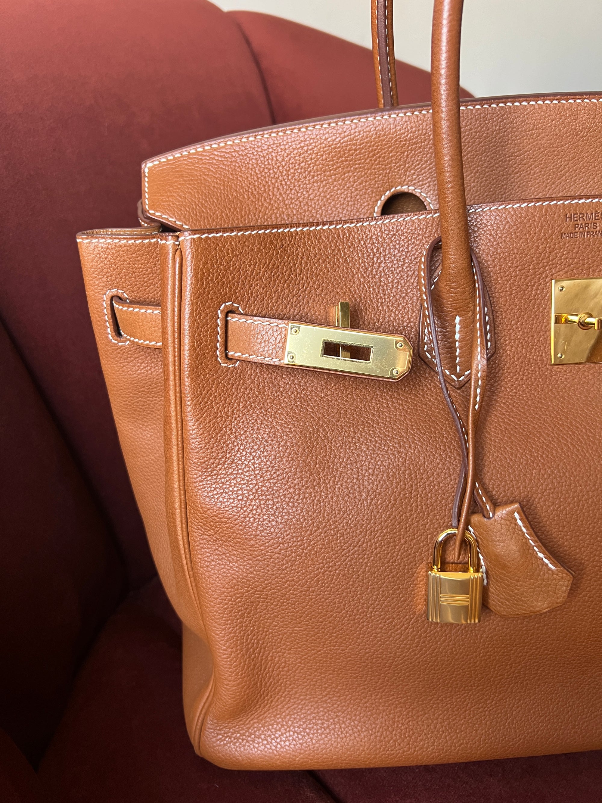 Hermès Birkin 35 In Fauve Barenia (2018)