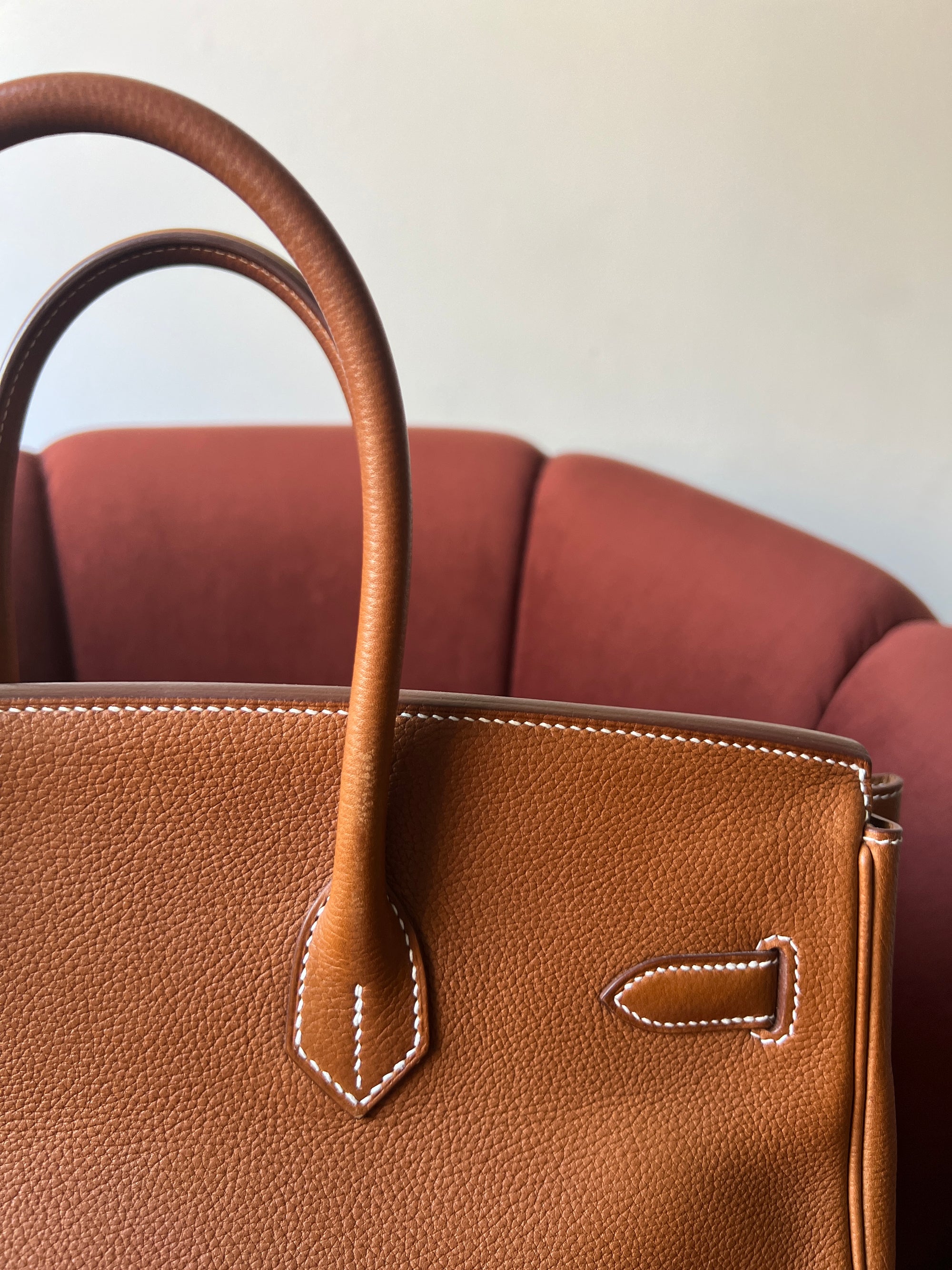 Hermès Birkin 35 In Fauve Barenia (2018)