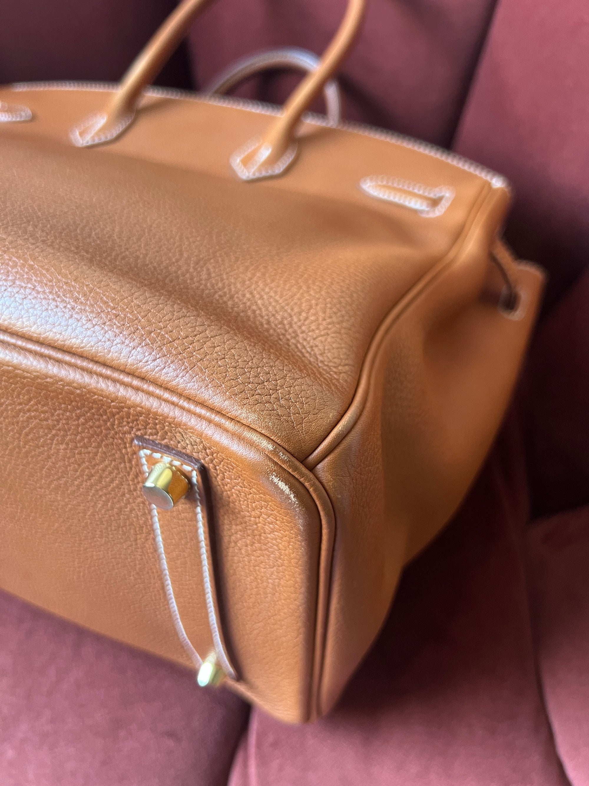 Hermès Birkin 35 In Fauve Barenia (2018)