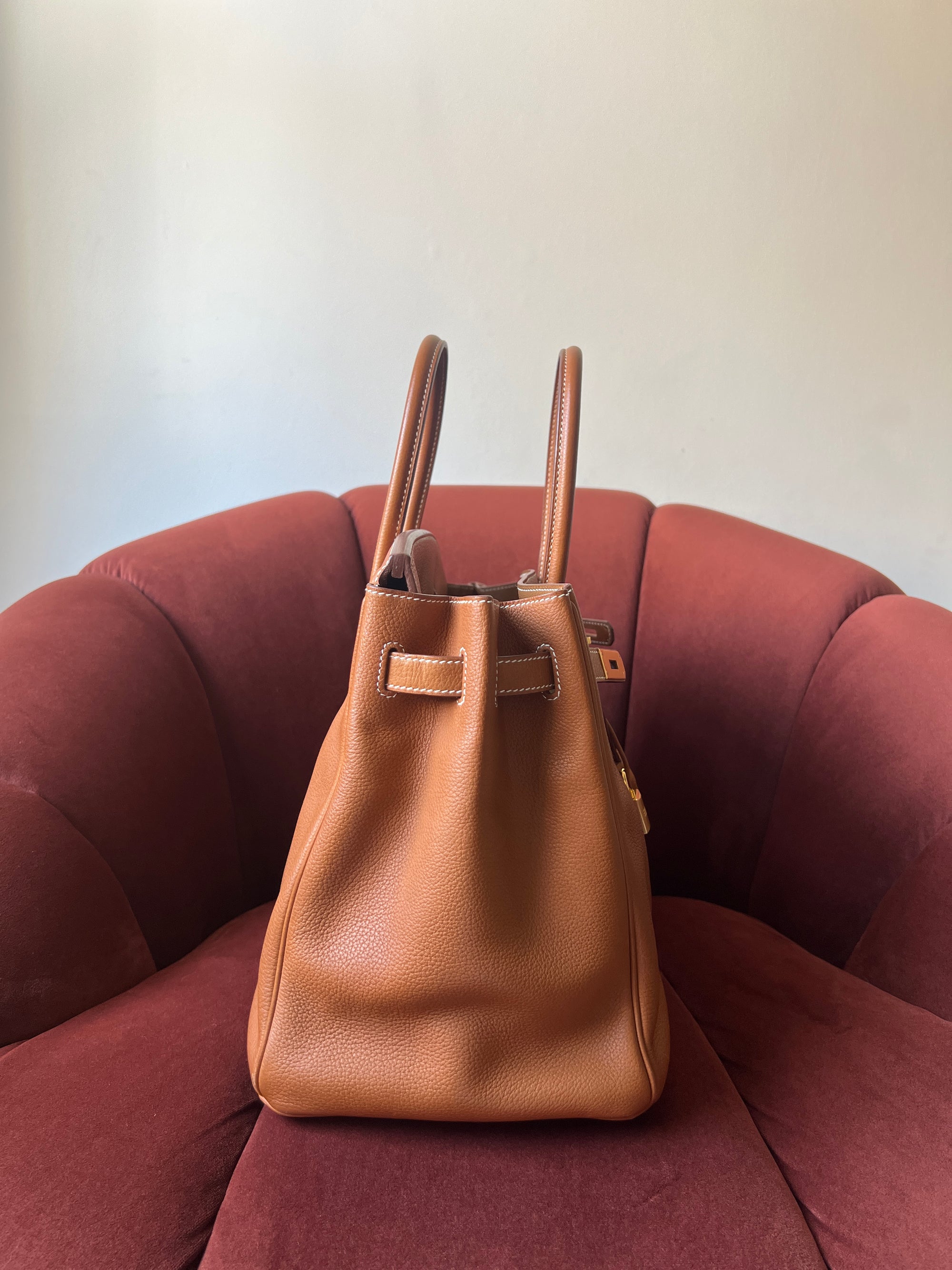 Hermès Birkin 35 In Fauve Barenia (2018)