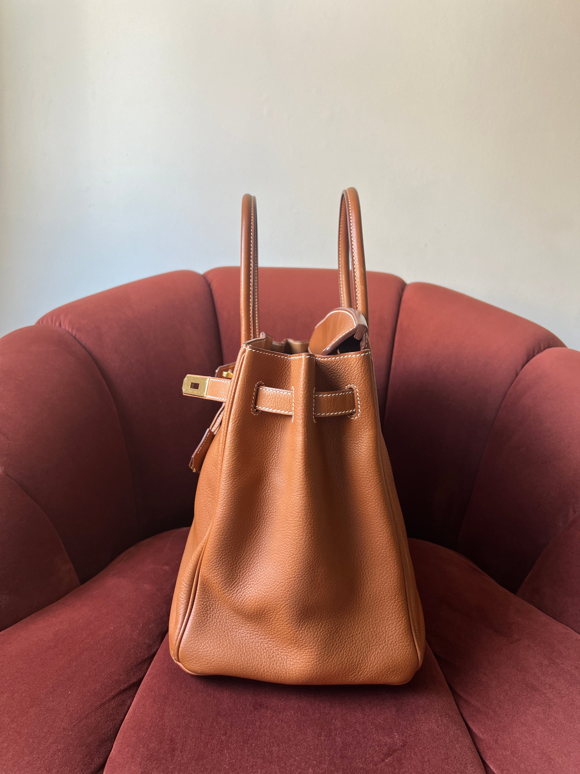 Hermès Birkin 35 In Fauve Barenia (2018)