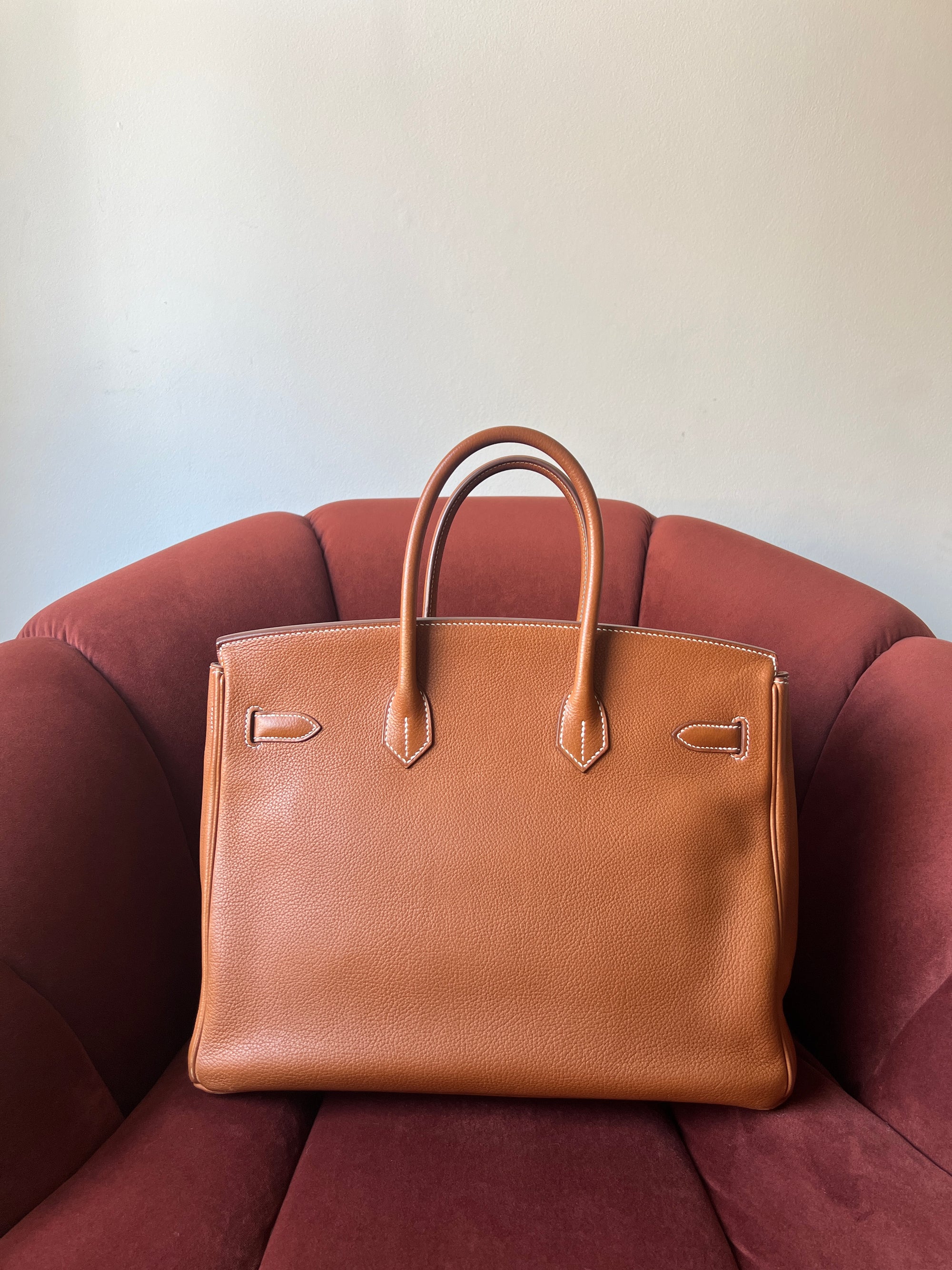 Hermès Birkin 35 In Fauve Barenia (2018)